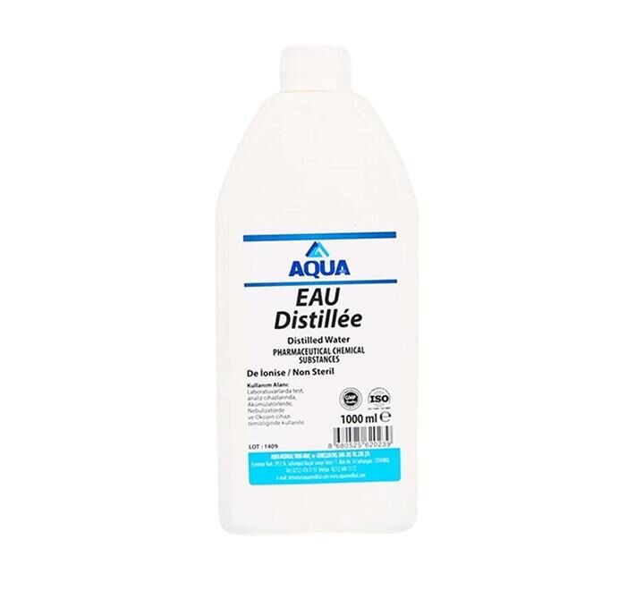 AQUA DİSTİLE SAF SU 1000 ml