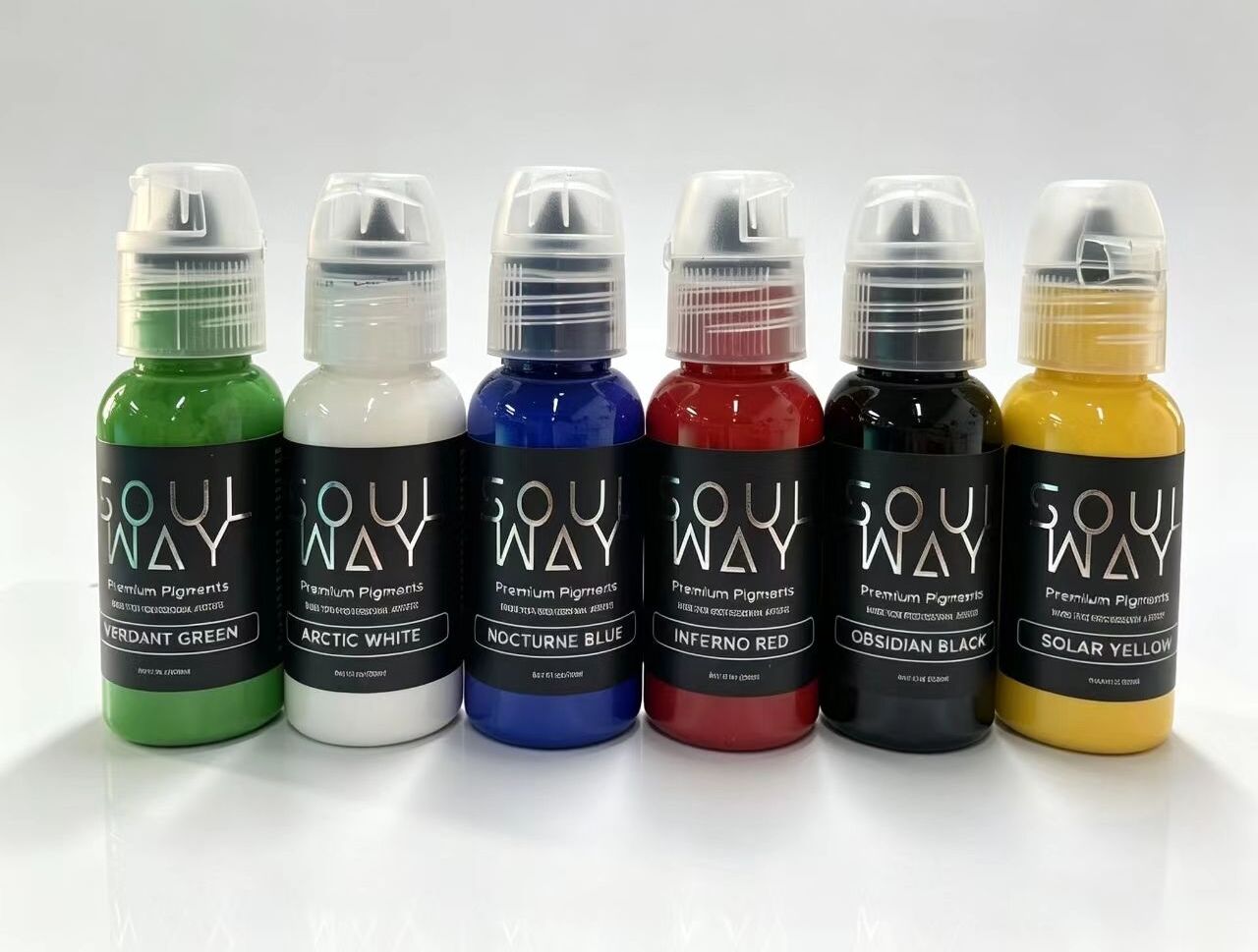 SOULWAY INK PRIME 6 ELEMENTS DÖVME BOYASI SET 1 OZ  (6 RENK)