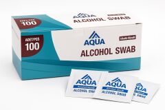 AQUA ALKOLLÜ MENDİL SWAB 100 ADET