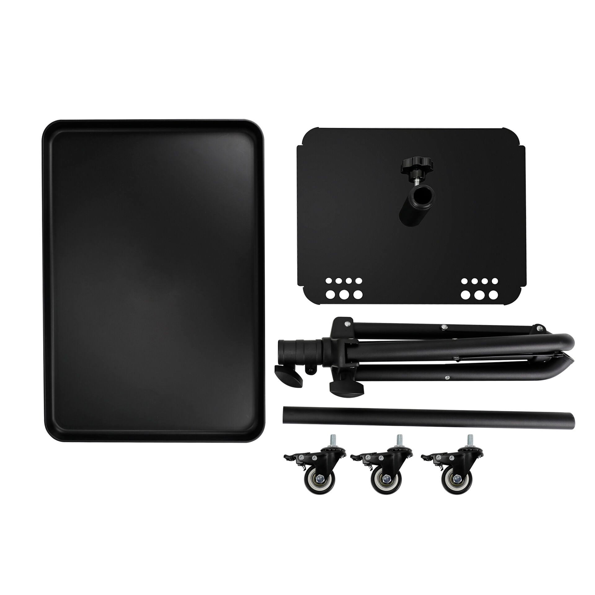 MIKNATISLI METAL SETUP MASASI SİYAH