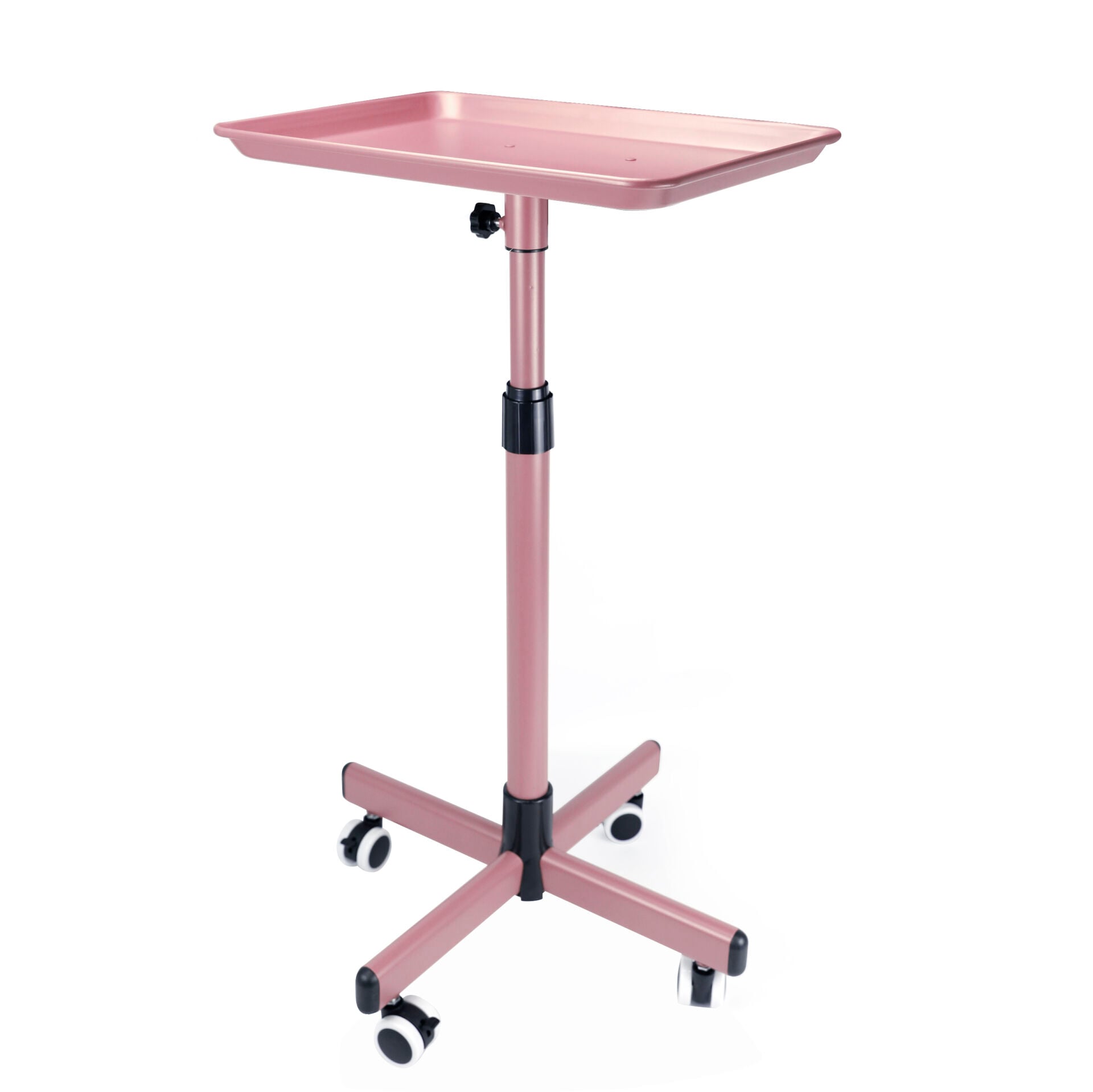METAL 4 TEKERLEKLİ SETUP MASASI PEMBE