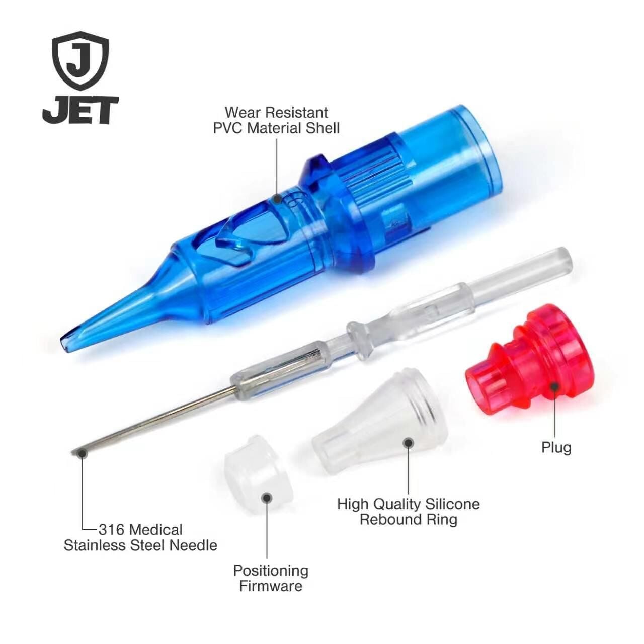 JET KARTUŞ DÖVME İĞNESİ 1014RS(20ADET/KUTU)