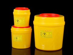 TIBBİ ATIK KOVASI 3LT YUVARLAK SARI