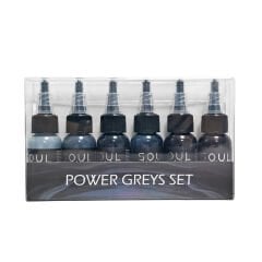 SOULWAY INK POWER GREYS SET 1 OZ  (6 RENK)