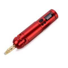 SHOTS-PRO SARJLI ROTARY PEN DÖVME MAKİNESİ-KIRMIZI