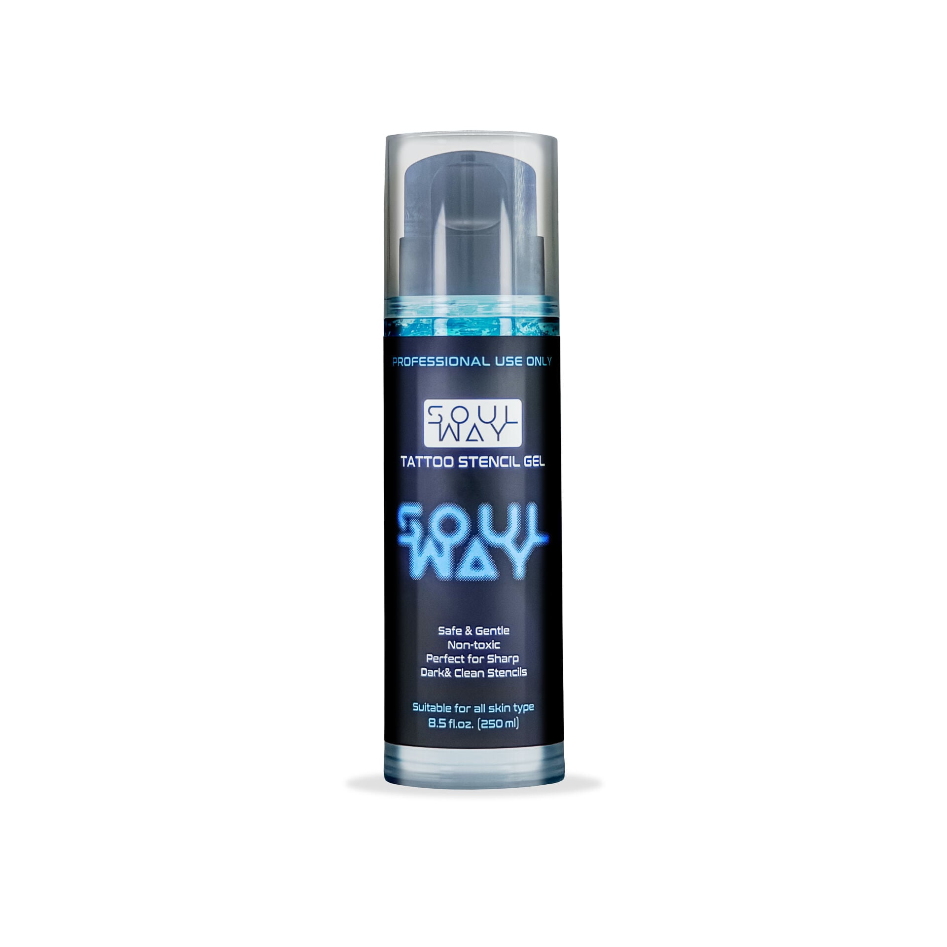 SOULWAY AIRLESS 250ML BLUE TRANSFER SIVISI
