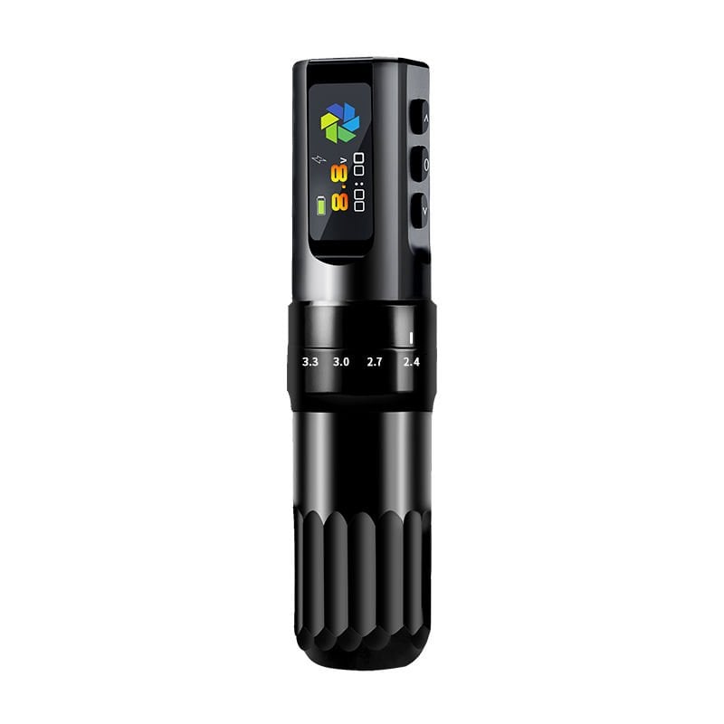 SHOTS-F3 SARJLI ROTARY PEN DÖVME MAKİNESİ-SİYAH