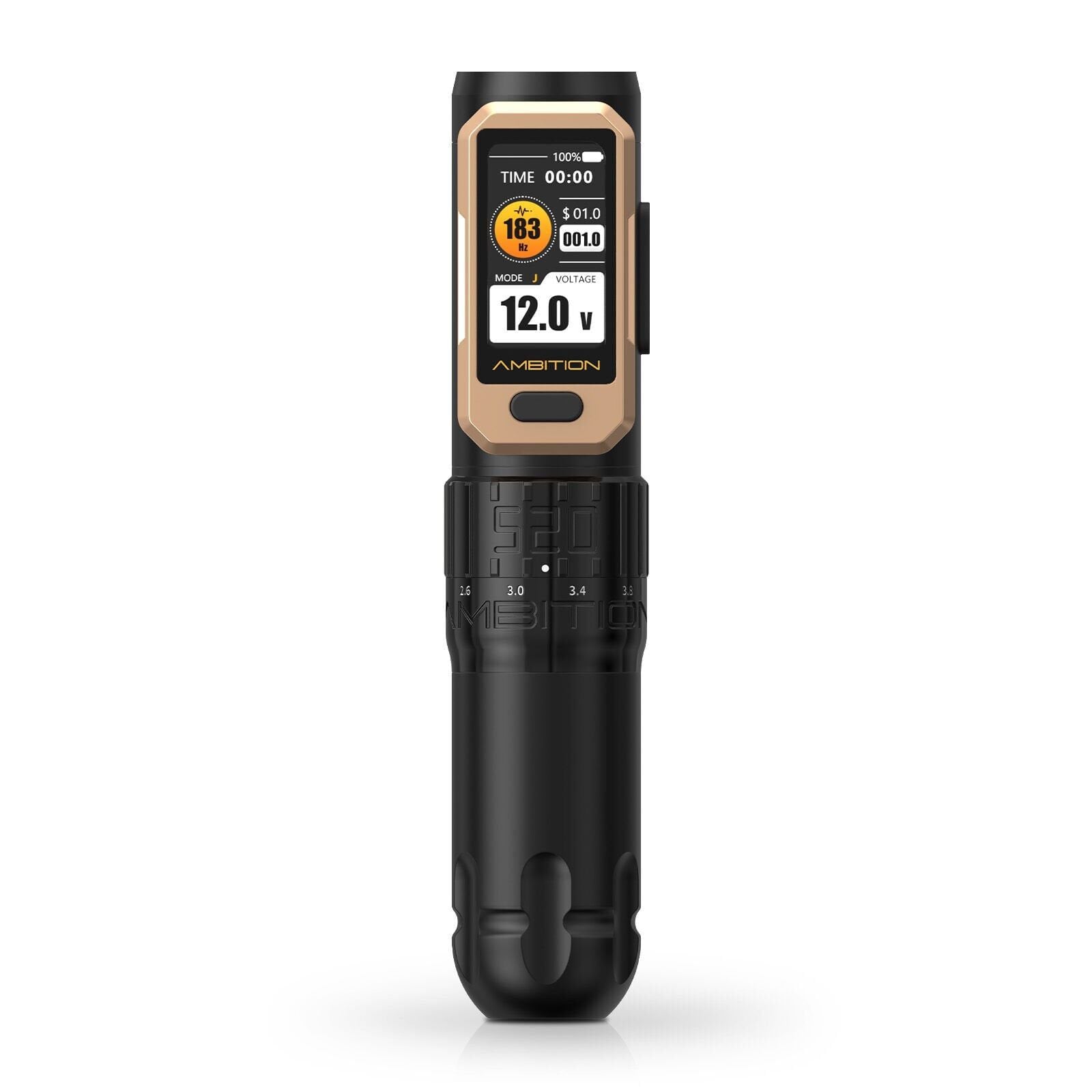 AMBITION SOLDIER PRO520 PEN DÖVME MAKİNESİ-SİYAH