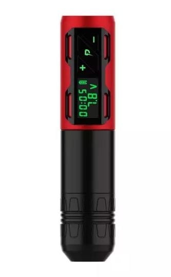 PORTEX WIRELESS KABLOSUZ PEN DÖVME MAKİNESİ-KIRMIZI