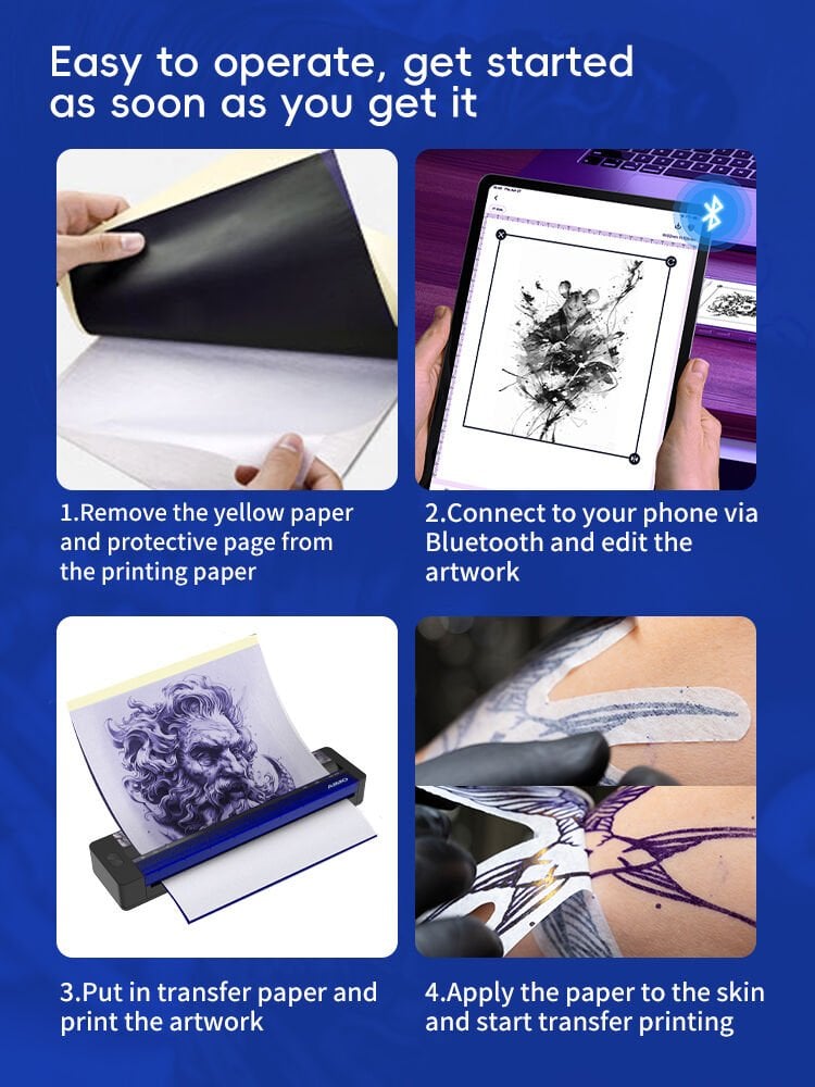 AIMO X5 TATTOO PRINTER ŞABLON YAZICISI